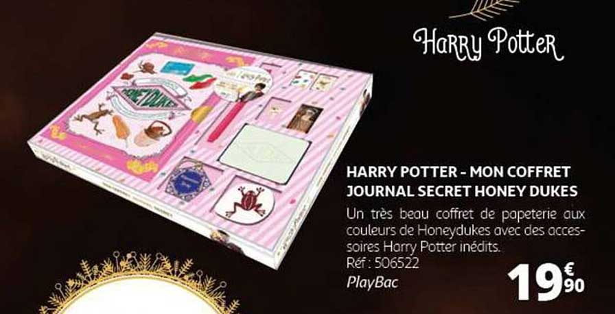 HARRY POTTER - MON COFFRET JOURNAL SECRET HONEY DUKES