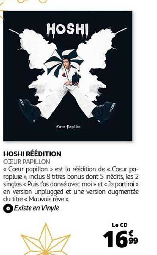 HOSHI Réédition Cœur Papillon