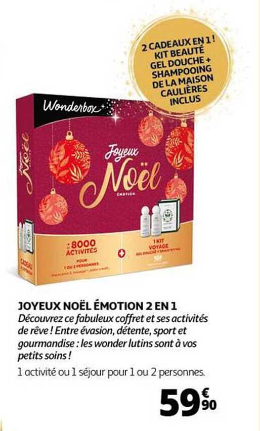 JOYEUX NOËL ÉMOTION 2 EN 1