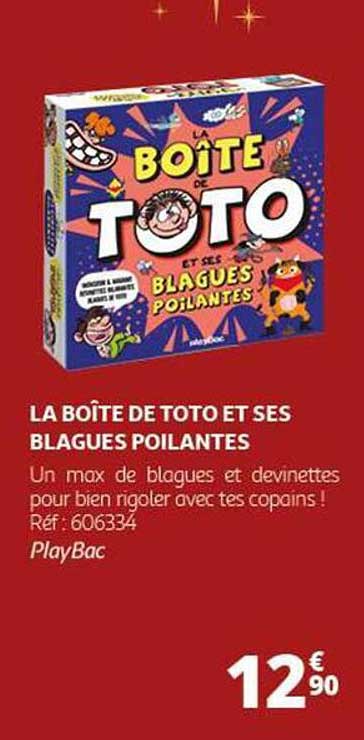 LA BOÎTE DE TOTO ET SES BLAGUES POILANTES