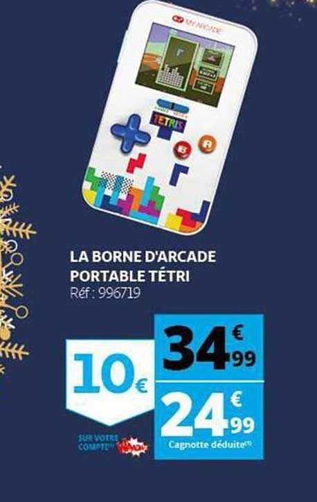 LA BORNE D'ARCADE PORTABLE TÉTRI