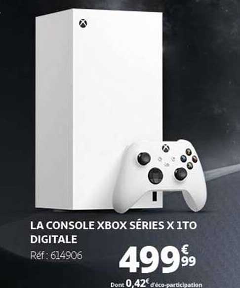 LA CONSOLE XBOX SÉRIES X 1TO DIGITALE