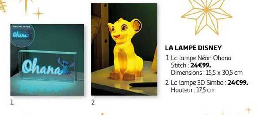 LA LAMPE DISNEY