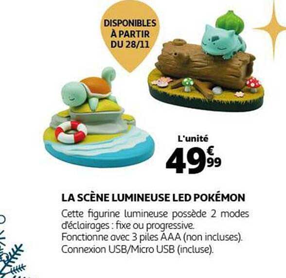 LA SCÈNE LUMINEUSE LED POKÉMON