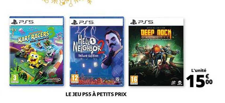 LE JEU PS5 À PETITS PRIX