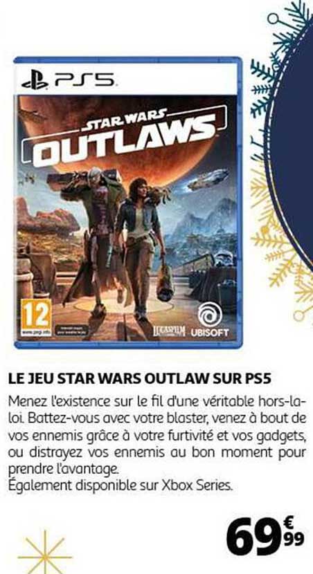 LE JEU STAR WARS OUTLAW SUR PS5