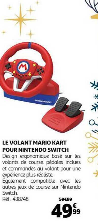 LE VOLANT MARIO KART POUR NINTENDO SWITCH