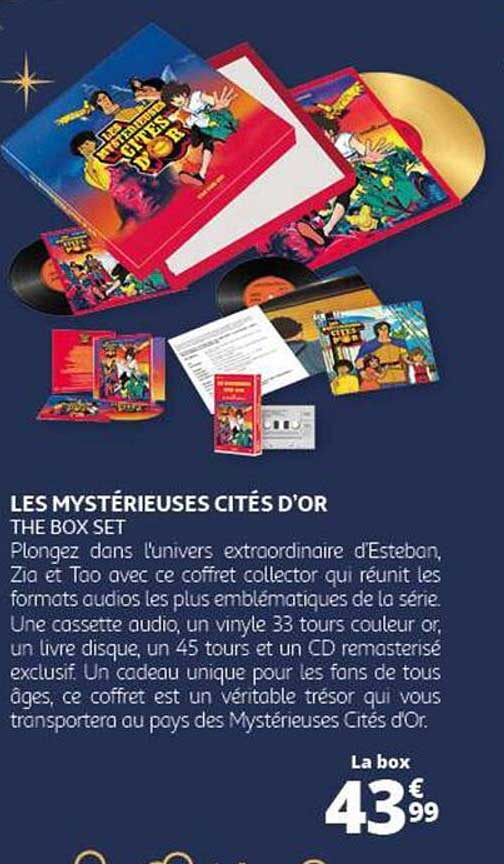 LES MYSTÉRIEUSES CITÉS D'OR THE BOX SET