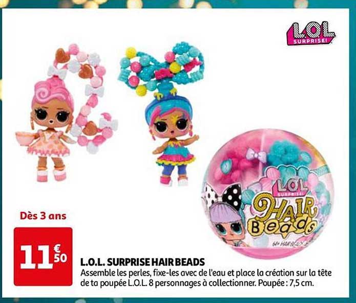 L.O.L. SURPRISE HAIR BEADS