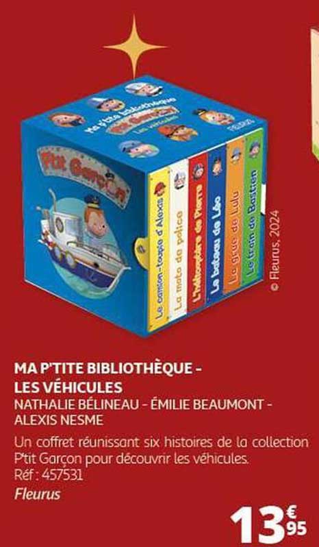 MA P'TITE BIBLIOTHÈQUE - LES VÉHICULES