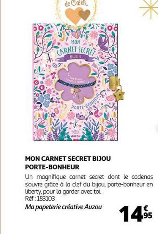 MON CARNET SECRET BIJOU PORTE-BONHEUR