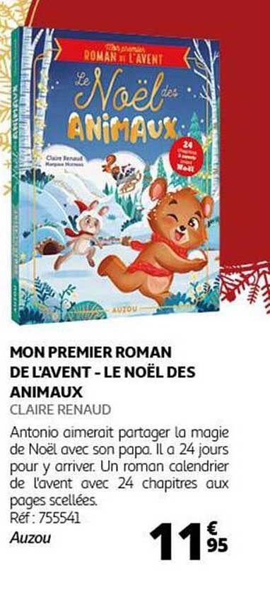 MON PREMIER ROMAN DE L'AVENT - LE NOËL DES ANIMAUX