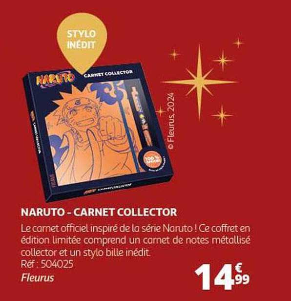 NARUTO - CARNET COLLECTOR