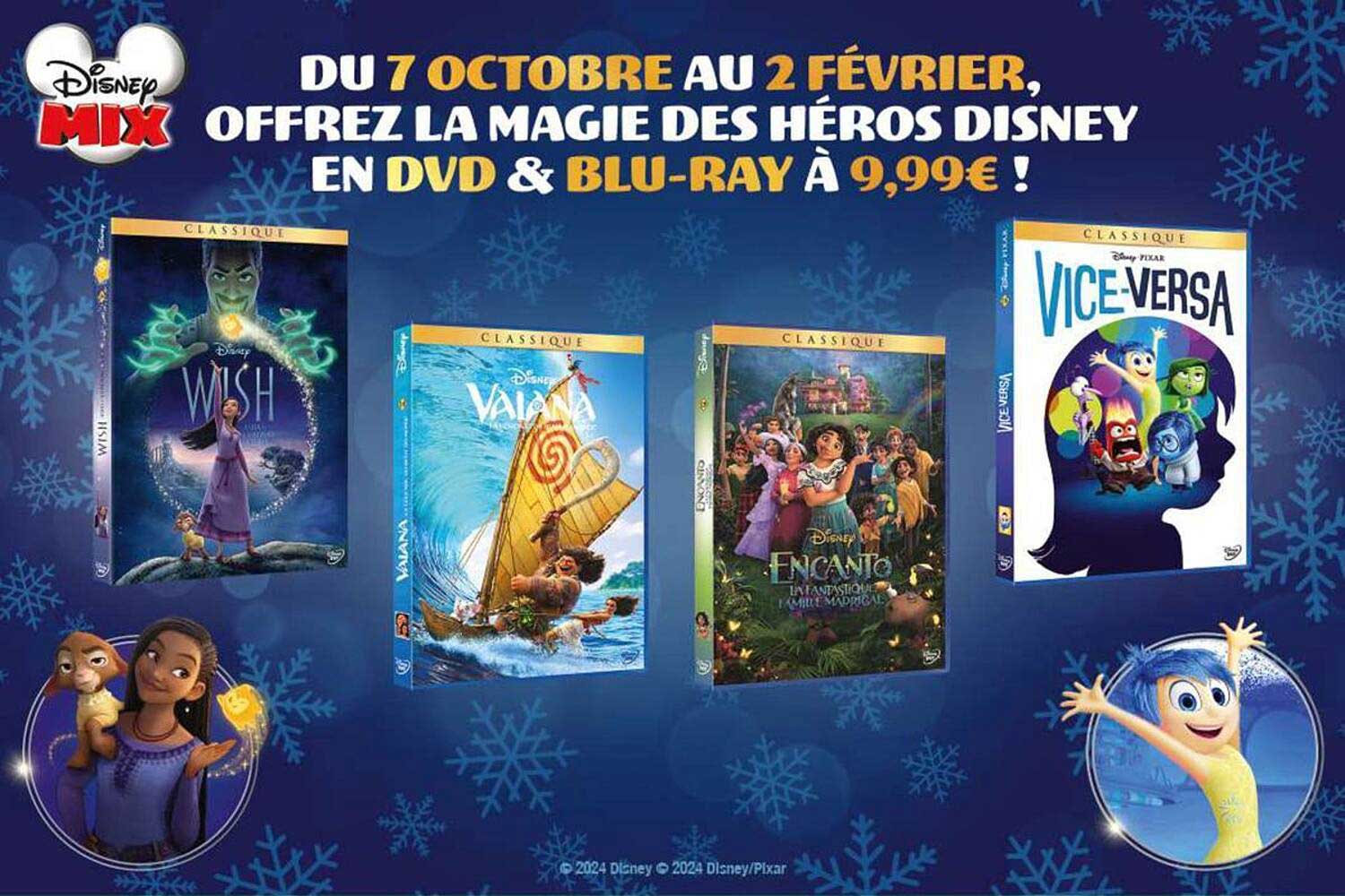 Offrez la magie des héros Disney en DVD & BLU-RAY