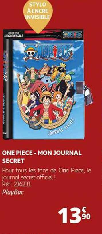 ONE PIECE - MON JOURNAL SECRET