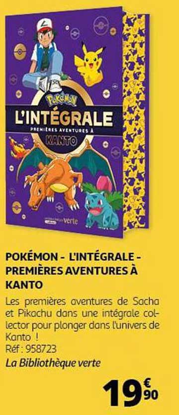 POKÉMON - L'INTÉGRALE - PREMIÈRES AVENTURES À KANTO