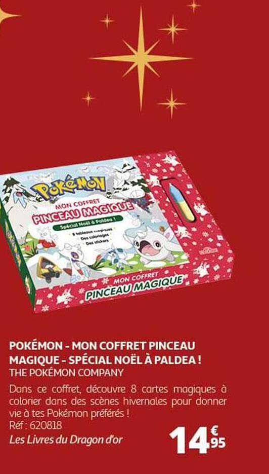 POKÉMON - MON COFFRET PINCEAU MAGIQUE - SPÉCIAL NOËL À PALDEA !