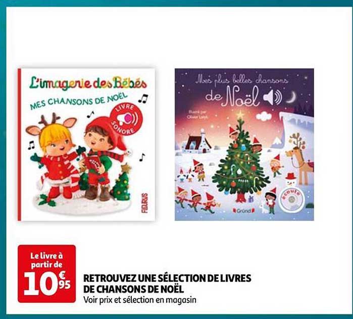 RETROUVEZ UNE SÉLECTION DE LIVRES DE CHANSONS DE NOËL