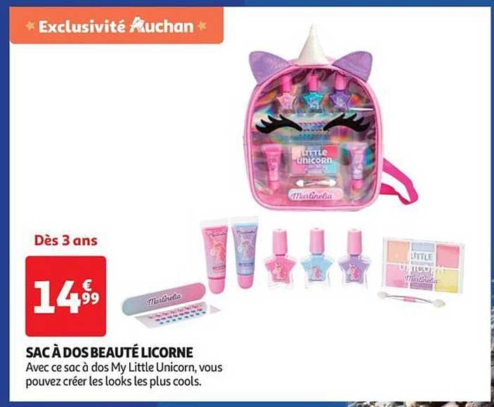 SAC À DOS BEAUTÉ LICORNE