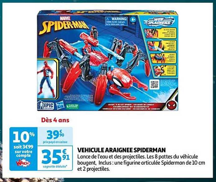 VEHICULE ARAIGNEE SPIDERMAN