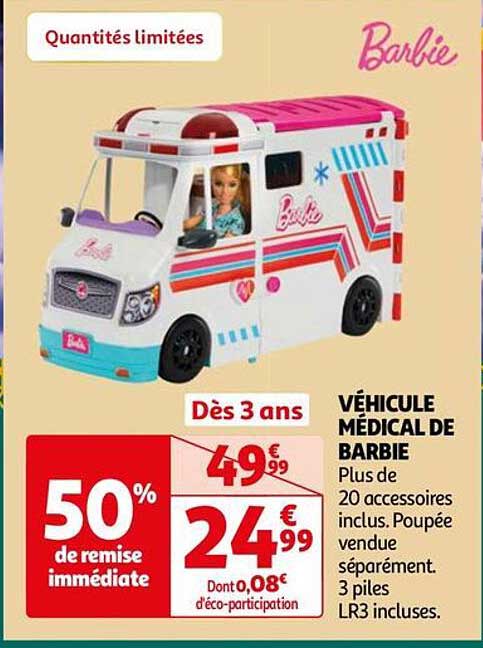 VÉHICULE MÉDICAL DE BARBIE