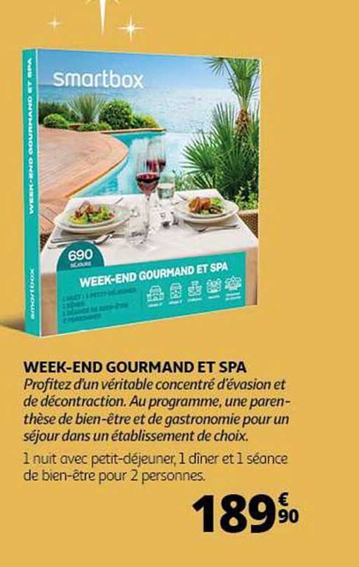 WEEK-END GOURMAND ET SPA