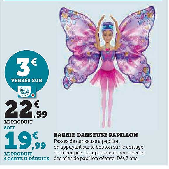 BARBIE DANSEUSE PAPILLON