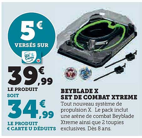 BEYBLADE X SET DE COMBAT XTREME