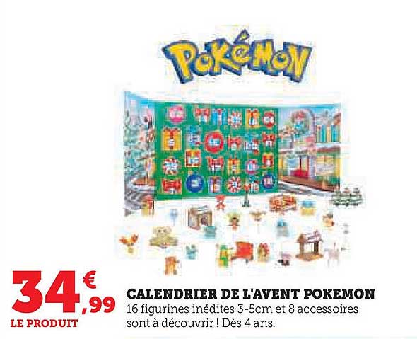 CALENDRIER DE L'AVENT POKEMON