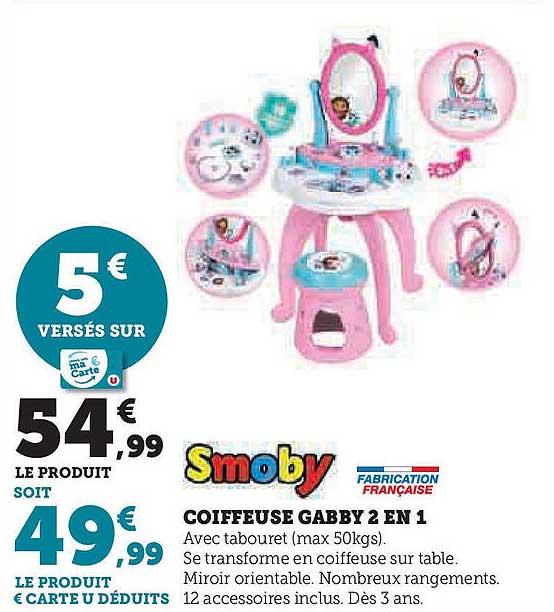 COIFFEUR GABBY 2 EN 1