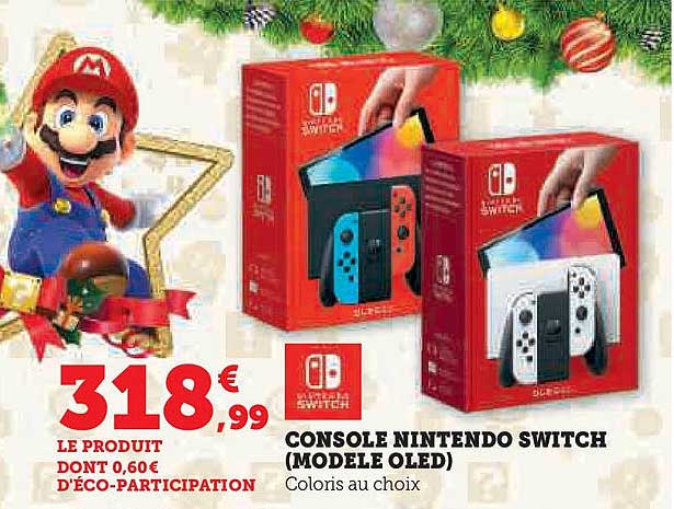 CONSOLE NINTENDO SWITCH (MODELE OLED)