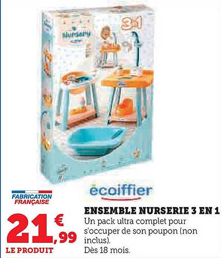 ENSEMBLE NURSERIE 3 EN 1