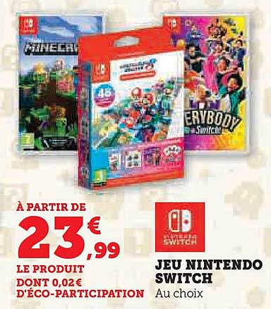 JEU NINTENDO SWITCH