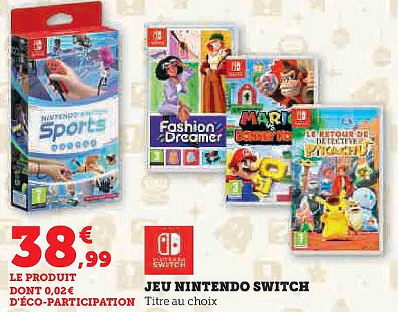 JEU NINTENDO SWITCH