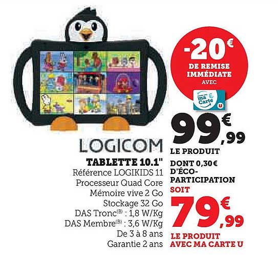 LOGICOM TABLETTE 10.1"