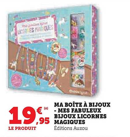 MA BOÎTE À BIJOUX - MES FABULEUX BIJOUX LICORNES MAGIQUES