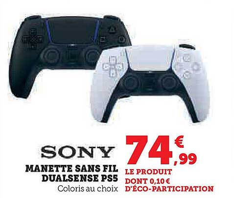 MANETTE SANS FIL DUALSENSE PS5