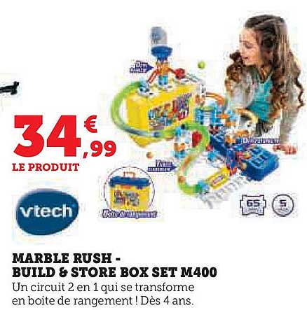 MARBLE RUSH - BUILD & STORE BOX SET M400