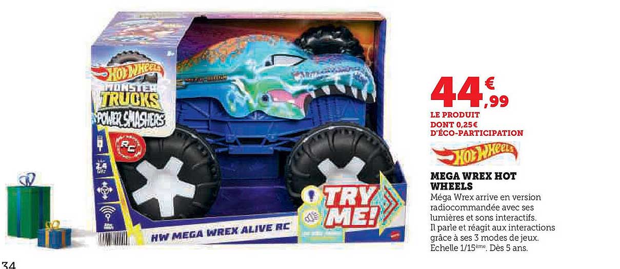 MEGA WREX HOT WHEELS