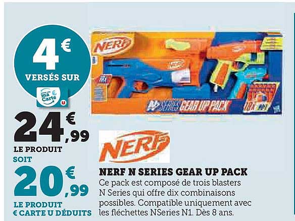 NERF N SERIES GEAR UP PACK