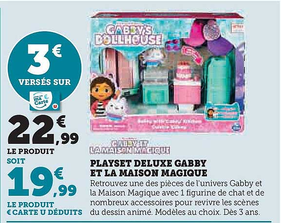 PLAYSET DELUXE GABBY ET LA MAISON MAGIQUE