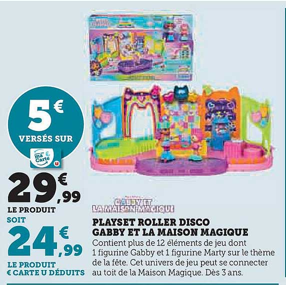 PLAYSET ROLLER DISCO GABBY ET LA MAISON MAGIQUE