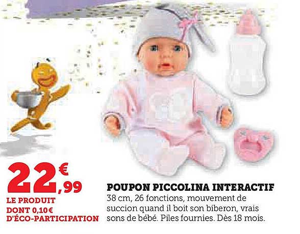 POUPON PICCOLINA INTERACTIF