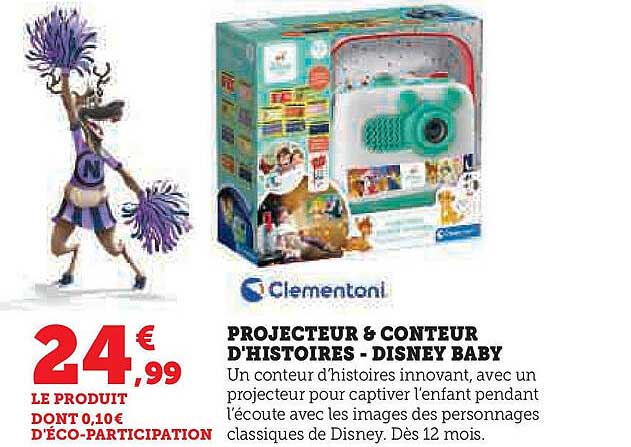 PROJECTEUR & CONTEUR D'HISTOIRES - DISNEY BABY