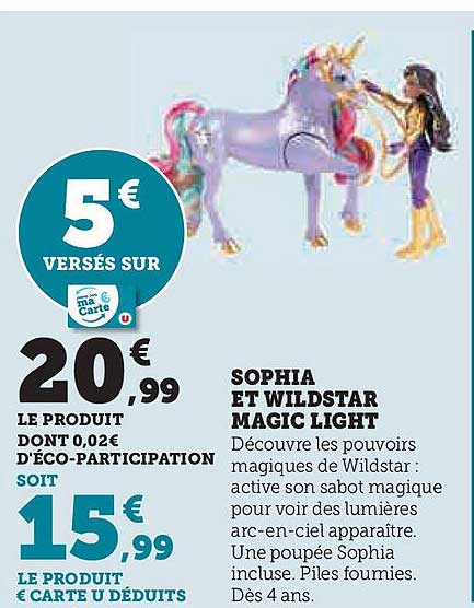 SOPHIA ET WILDSTAR MAGIC LIGHT