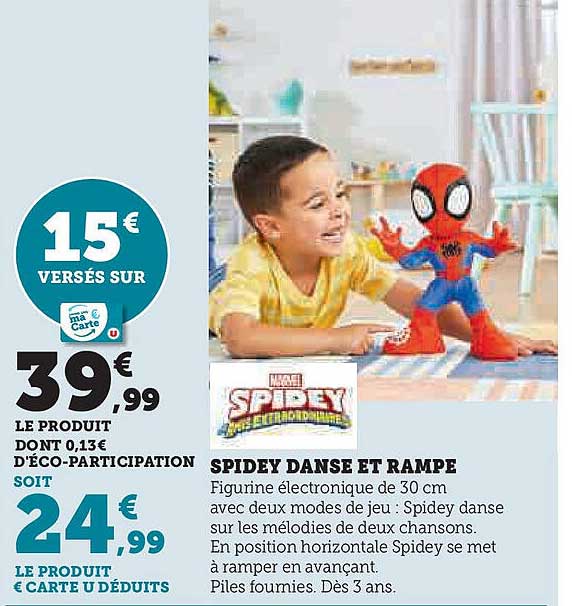 SPIDEY DANSE ET RAMPE