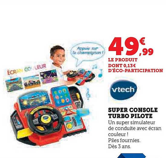 SUPER CONSOLE TURBO PILOTE