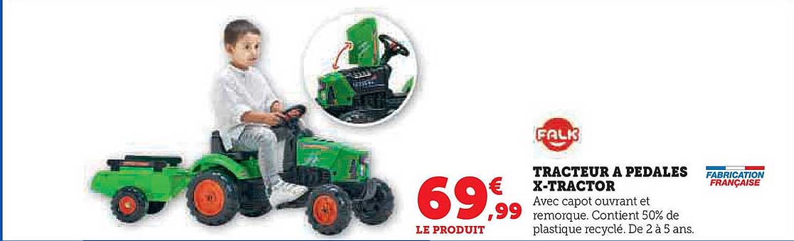 TRACTEUR A PEDALES X-TRACTOR