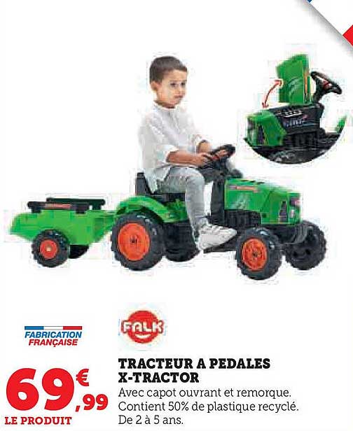 TRACTEUR A PEDALES X-TRACTOR