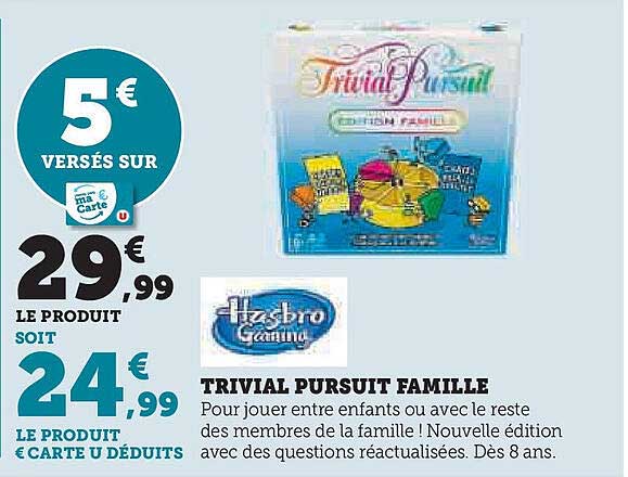 TRIVIAL PURSUIT FAMILLE